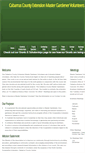 Mobile Screenshot of mastergardenerscabarrus.org
